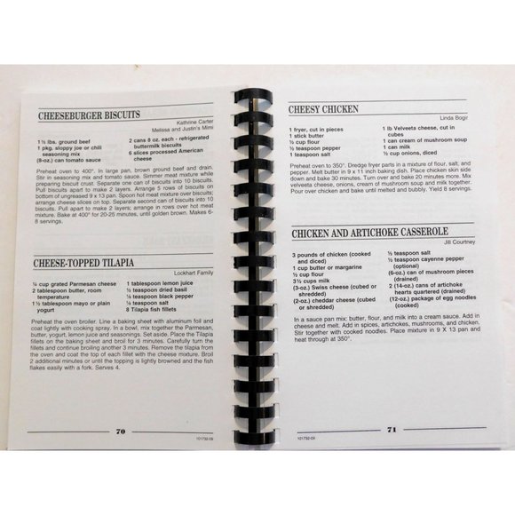 Green Cuisine Cookbook 2009 Collection of Recipes Green Elementary PTA Spiral PB - Picture 5 of 6